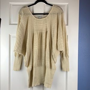 American Rag Knit Sweater Gold Size 2x